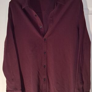 Perry Ellis Deep Purple Slim Fit Shirt